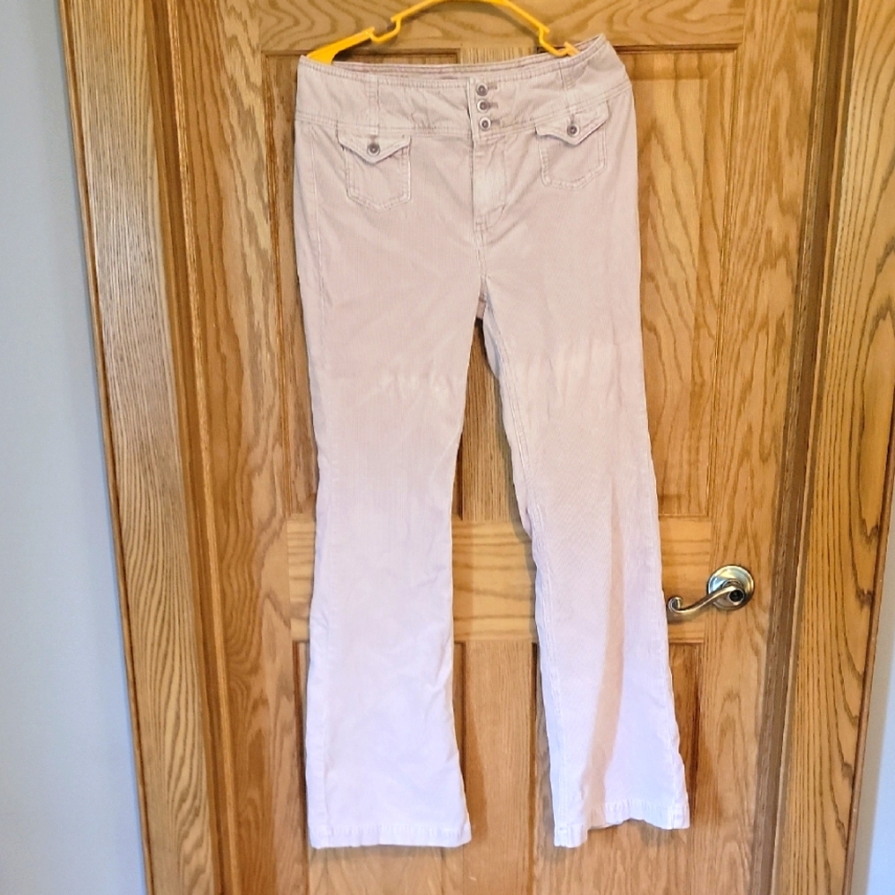 Pilcro and the Letterpress Pink Courderoy Pants